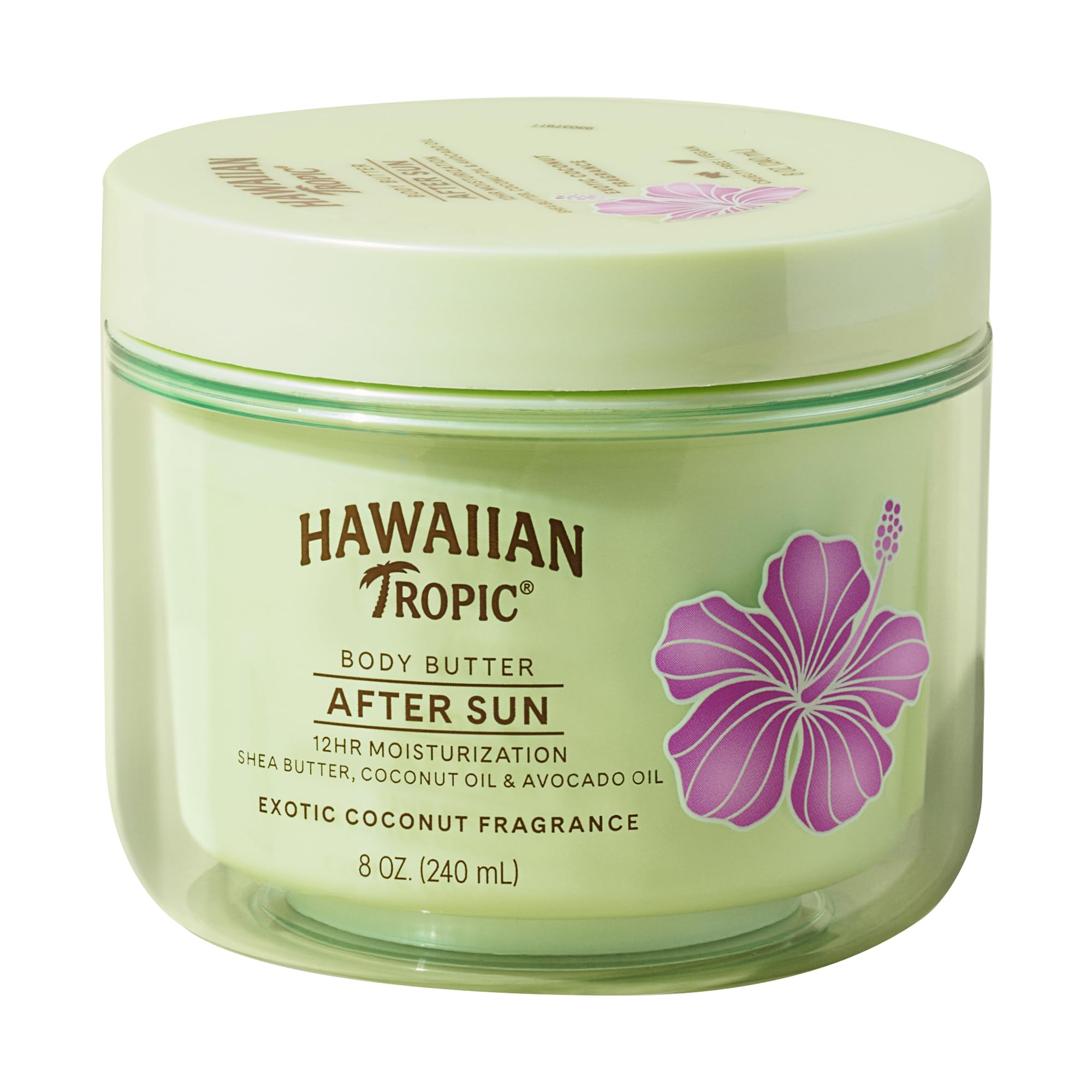 Hawaiian Tropic después del sol: bote de coco para piel suave