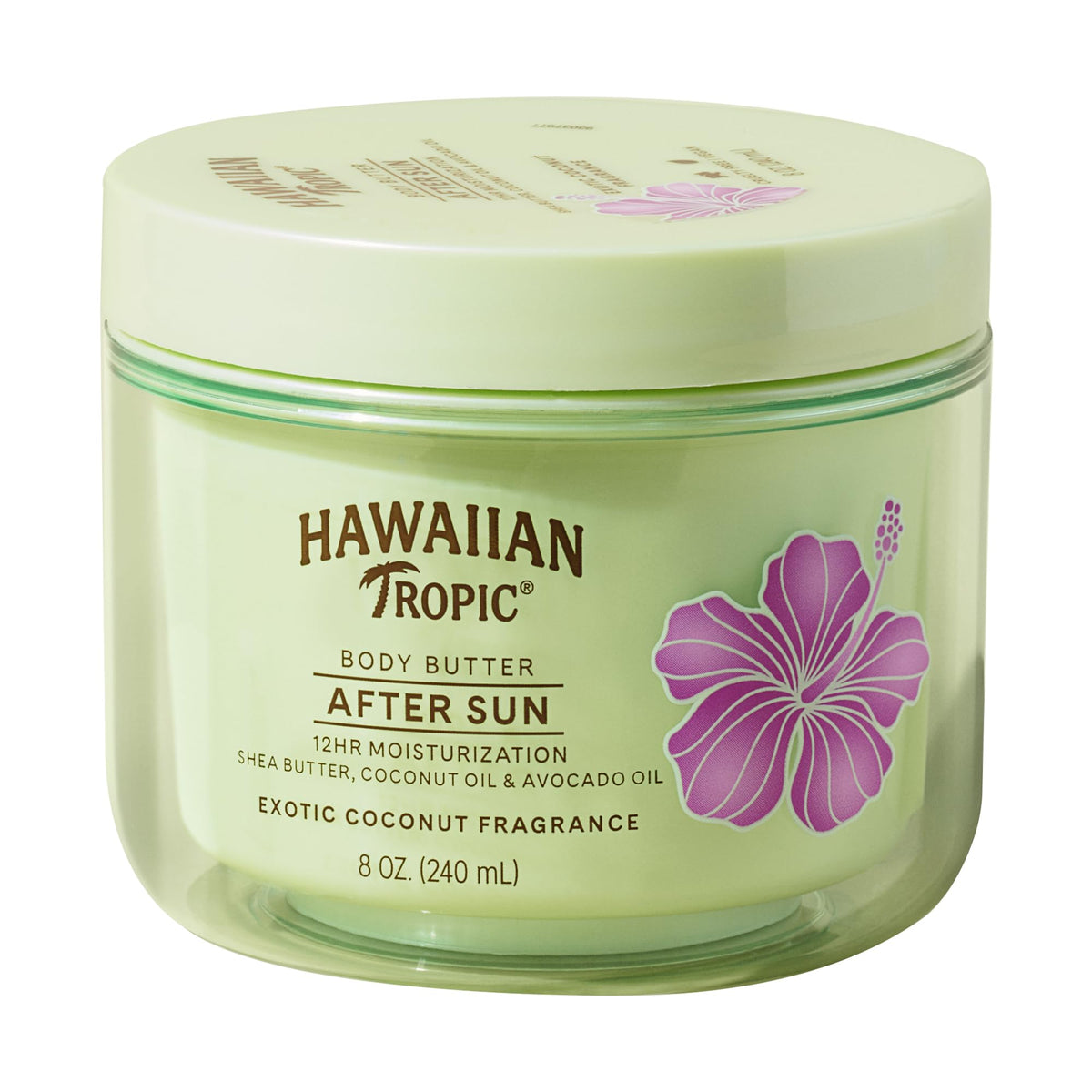 Hawaiian Tropic después del sol: bote de coco para piel suave