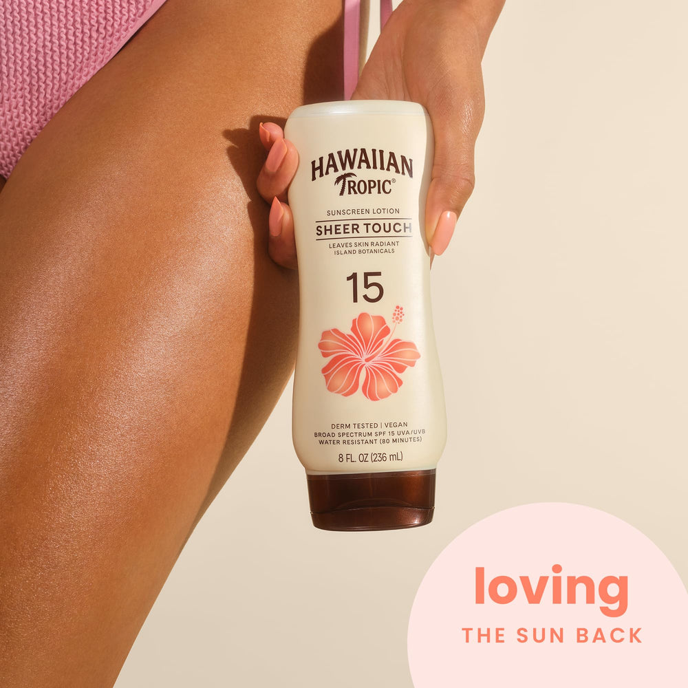 Aroma tropical de Hawaiian Tropic al aplicar