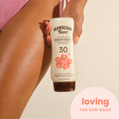Aroma tropical de mango y plumeria de Hawaiian Tropic Sheer Touch