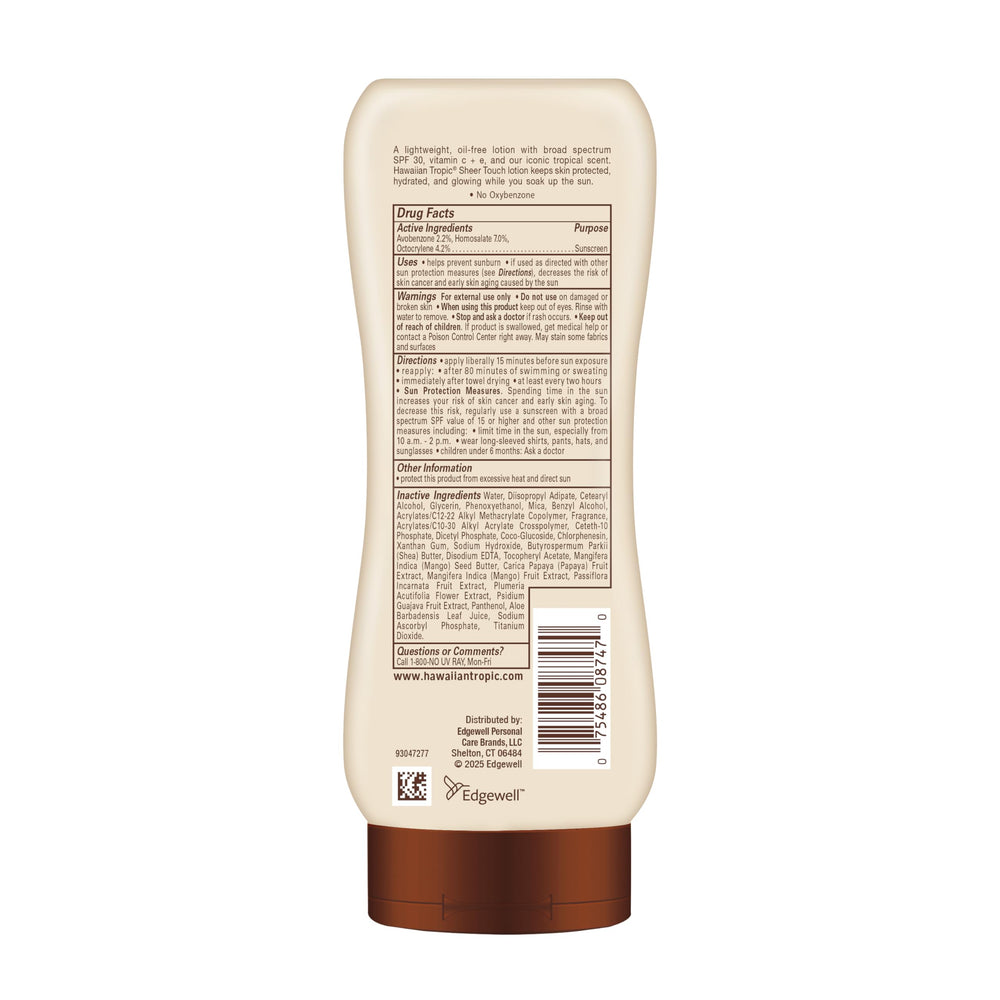 Hidratación para pieles secas con Hawaiian Tropic Sheer Touch