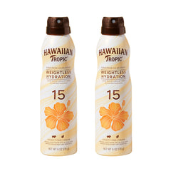 Hawaiian Tropic Weightless Hydration, botella, aplicación suave y rápida para todo el día