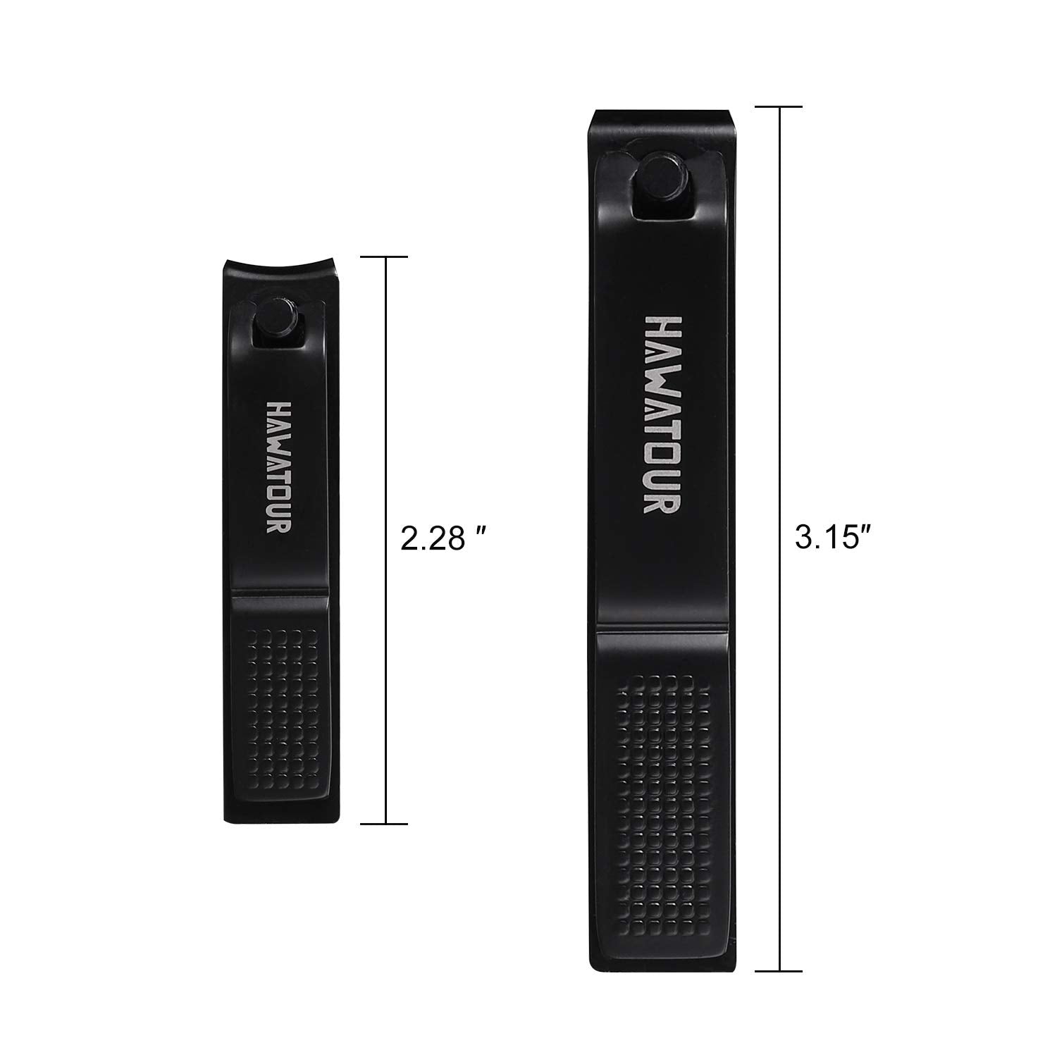 HAWATOUR tin case keeps clippers organized and ready.