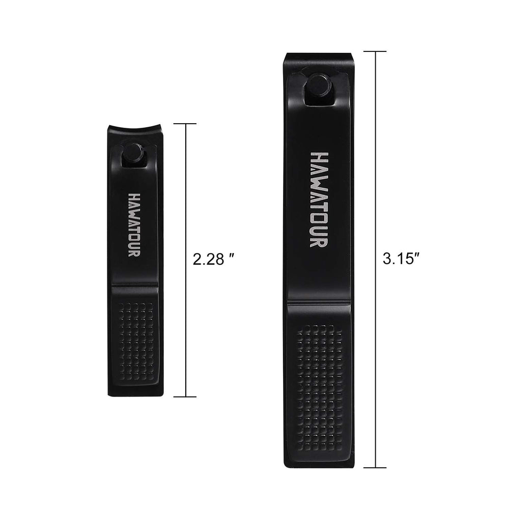 HAWATOUR tin case keeps clippers organized and ready.