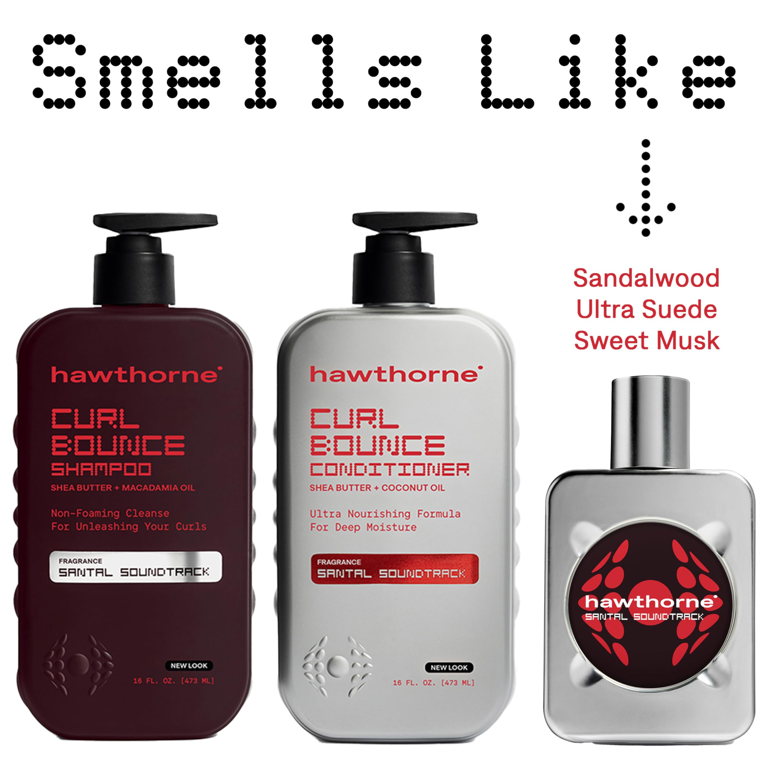 Hawthorne non-foaming shampoo being used for gentle cleansing of hair.