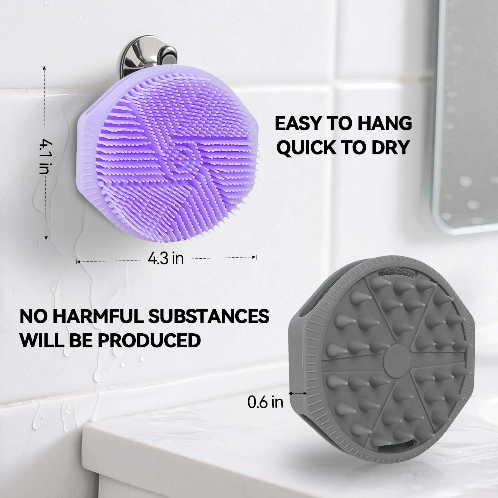 HAYSNA hygienic easy-clean design dries quickly and resists odors.