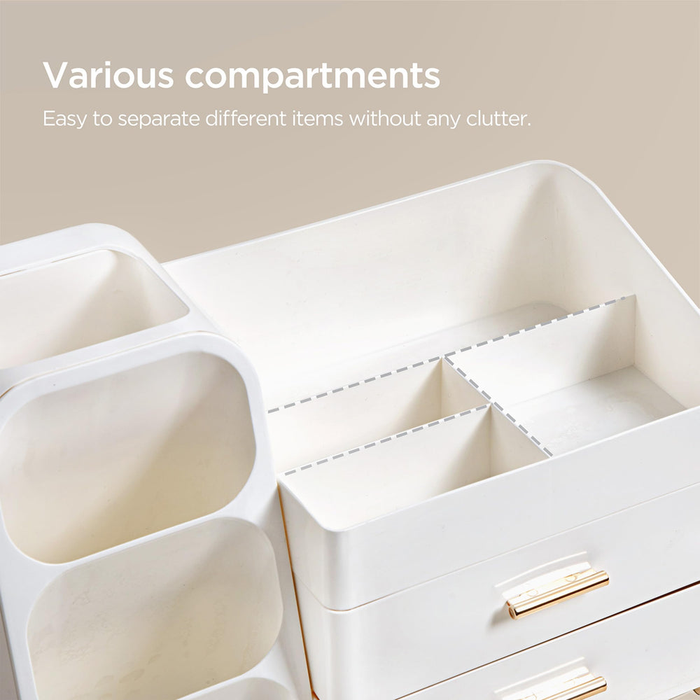HBlife easy-clean plastic keeps surfaces pristine with simple wipes.