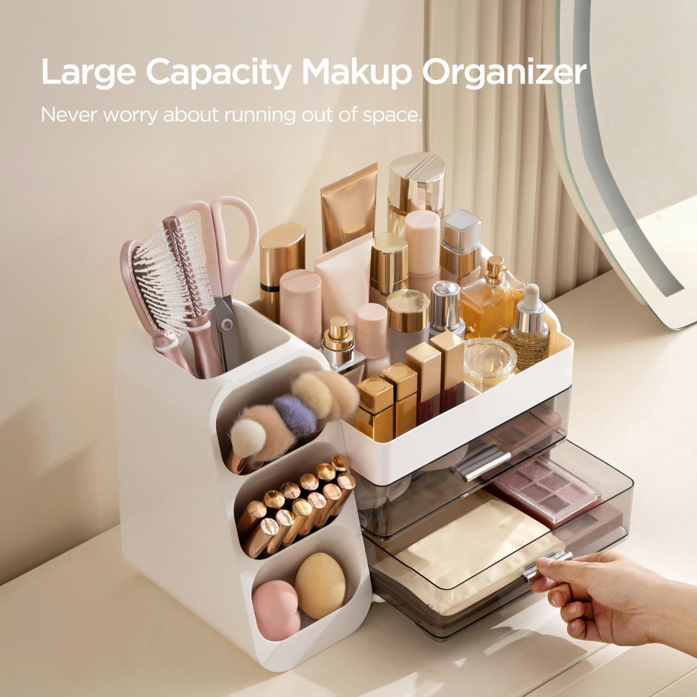 HBlife organizer with left brush slots keeps tools tidy.