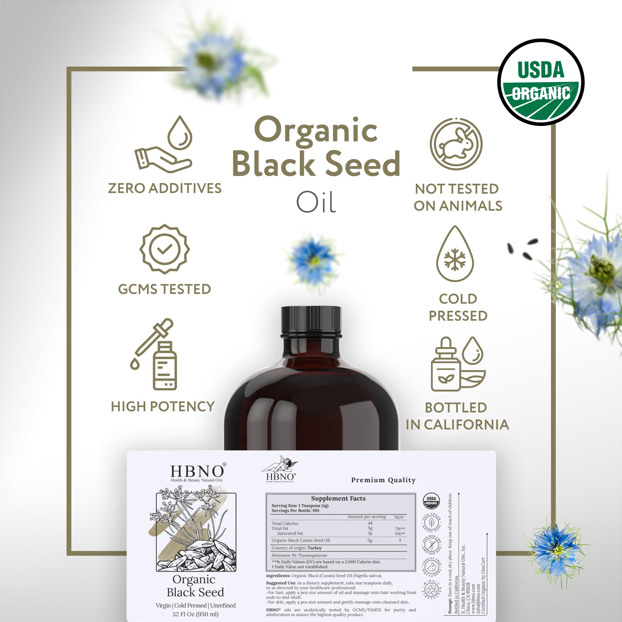 HBNO bottle on kitchen shelf suggests easy incorporation into routines