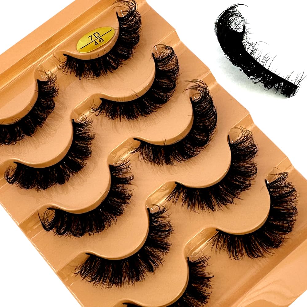 HBZGTLAD Cat Eye Eyelashes 3D natural with D curl for voluminous daily glamour.