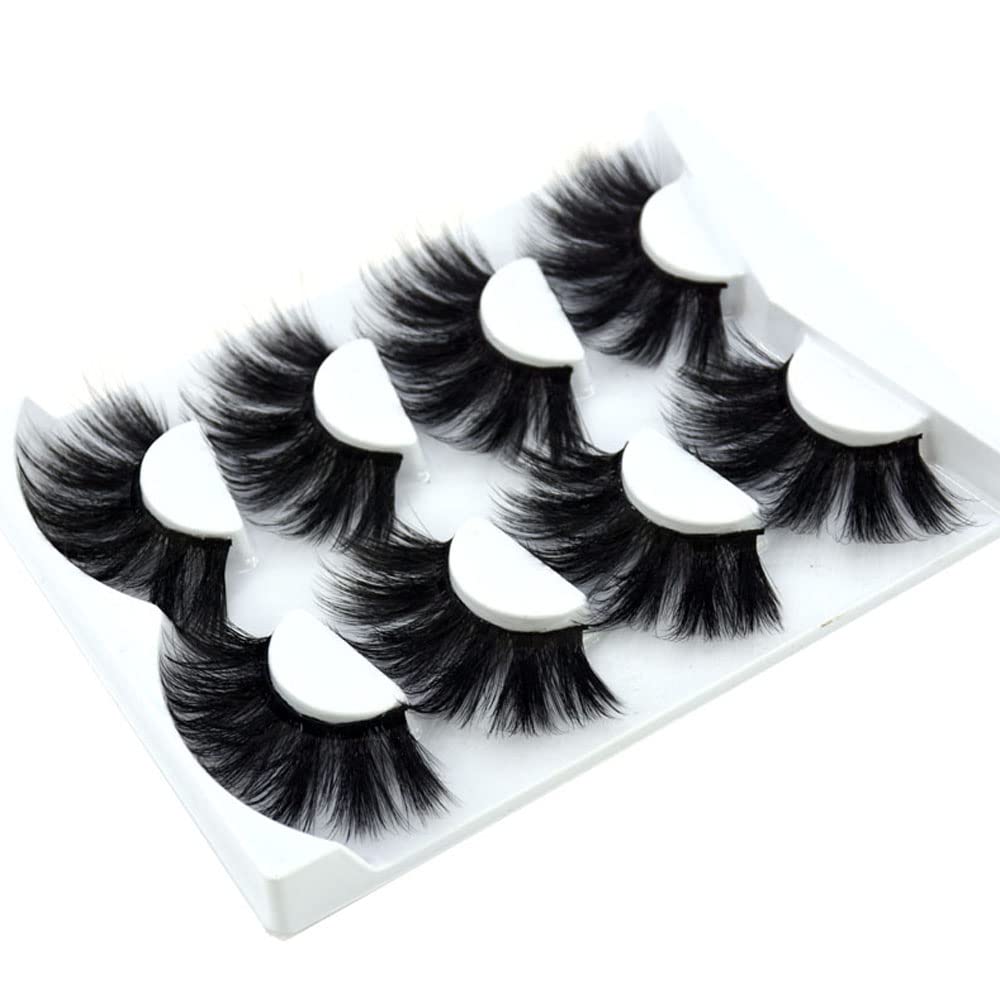 HBZGTLAD Lightweight cotton band lashes for all-day comfort