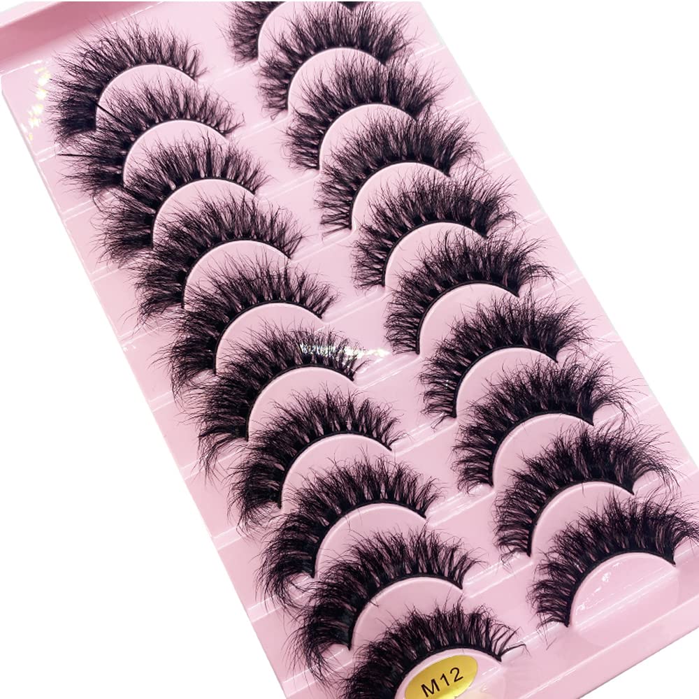 HBZGTLAD vegan faux mink lashes with soft fibers for lightweight wear.