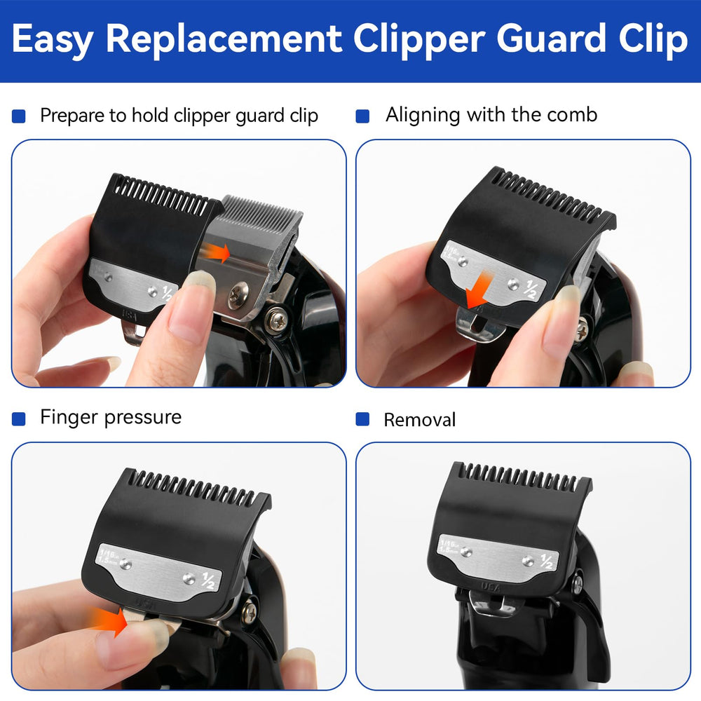 HCLSY guard fits most Wahl full-size clippers for versatile styling.
