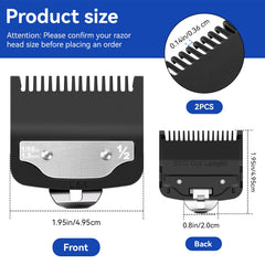 HCLSY Wahl clipper guards with magnetic snap-on for quick changes.