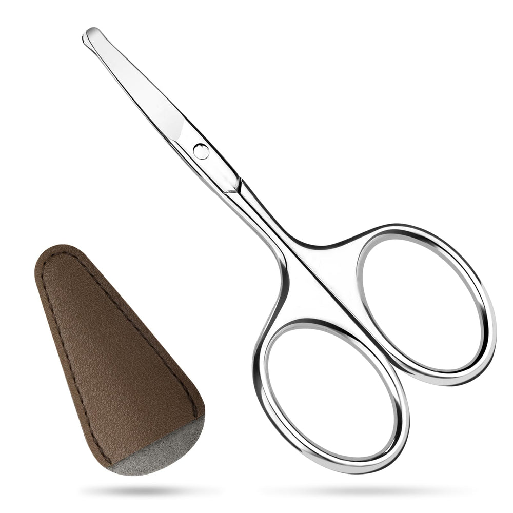 Hdama nose hair scissors with blunt tip for safe nostril trimming.