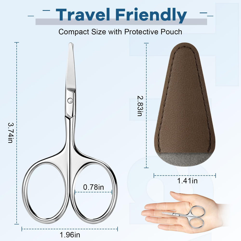 Hdama protective pouch included keeps scissors clean and safe.