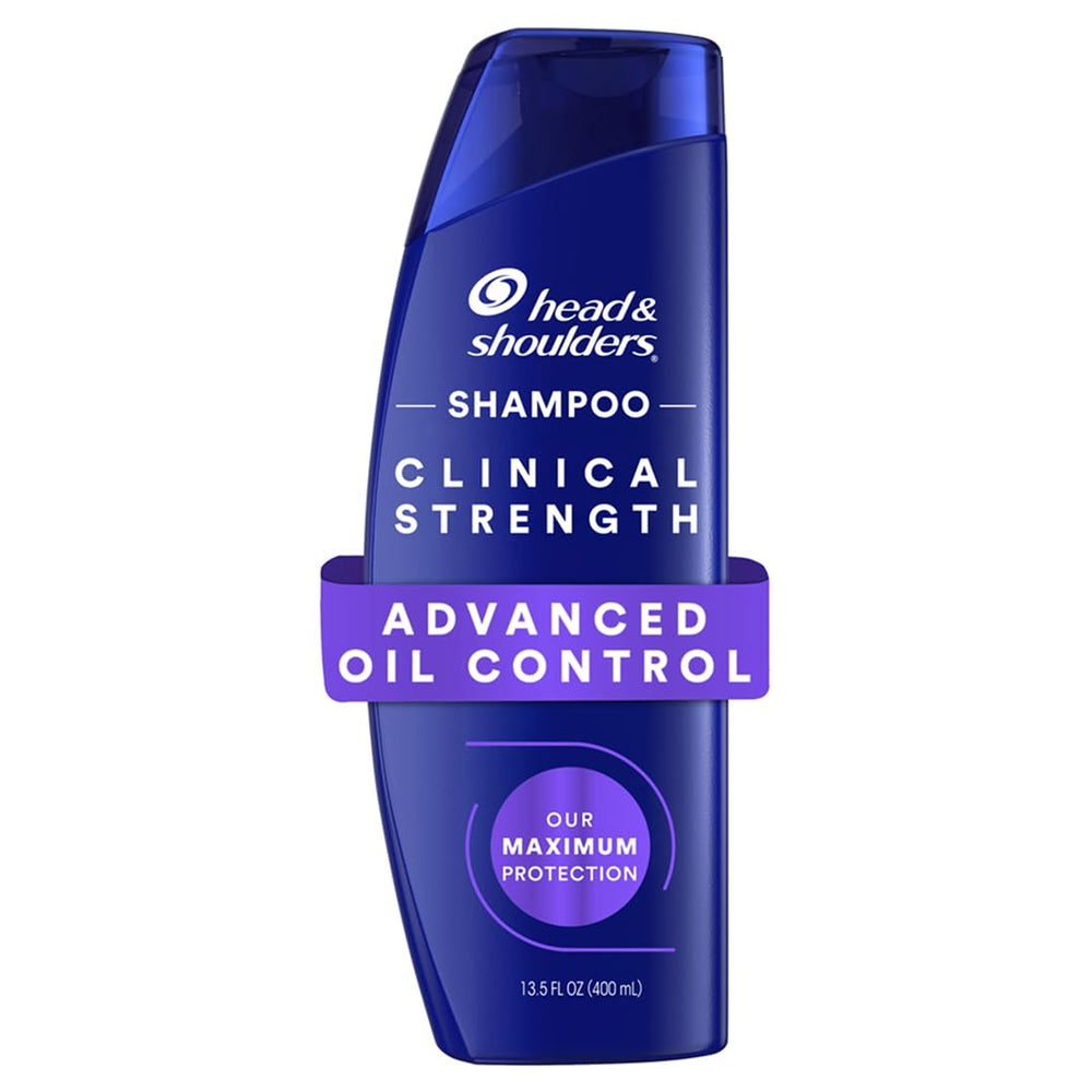 Head & Shoulders botella de champú de fuerza clínica para control de aceite en el diario