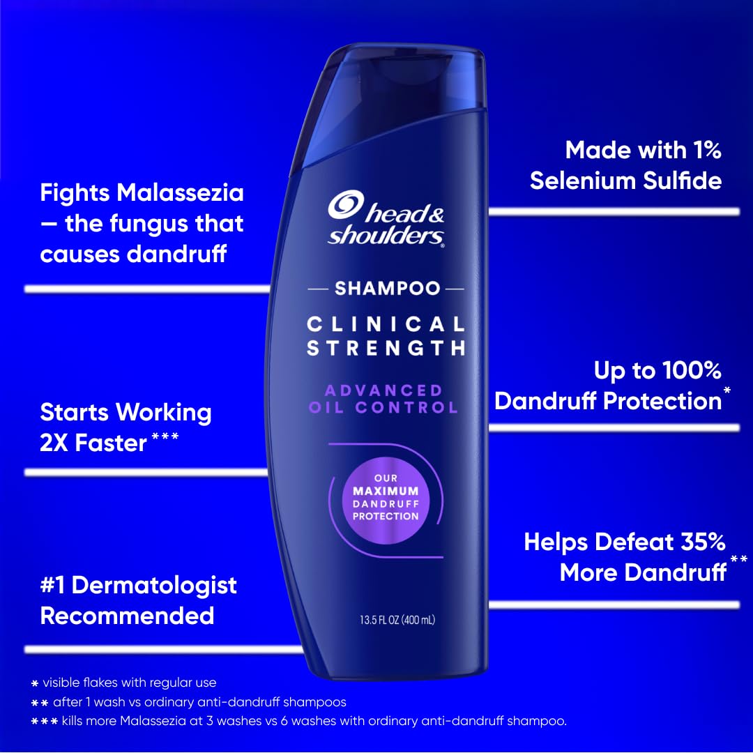 Head & Shoulders champú de fuerza clínica en la ducha diaria