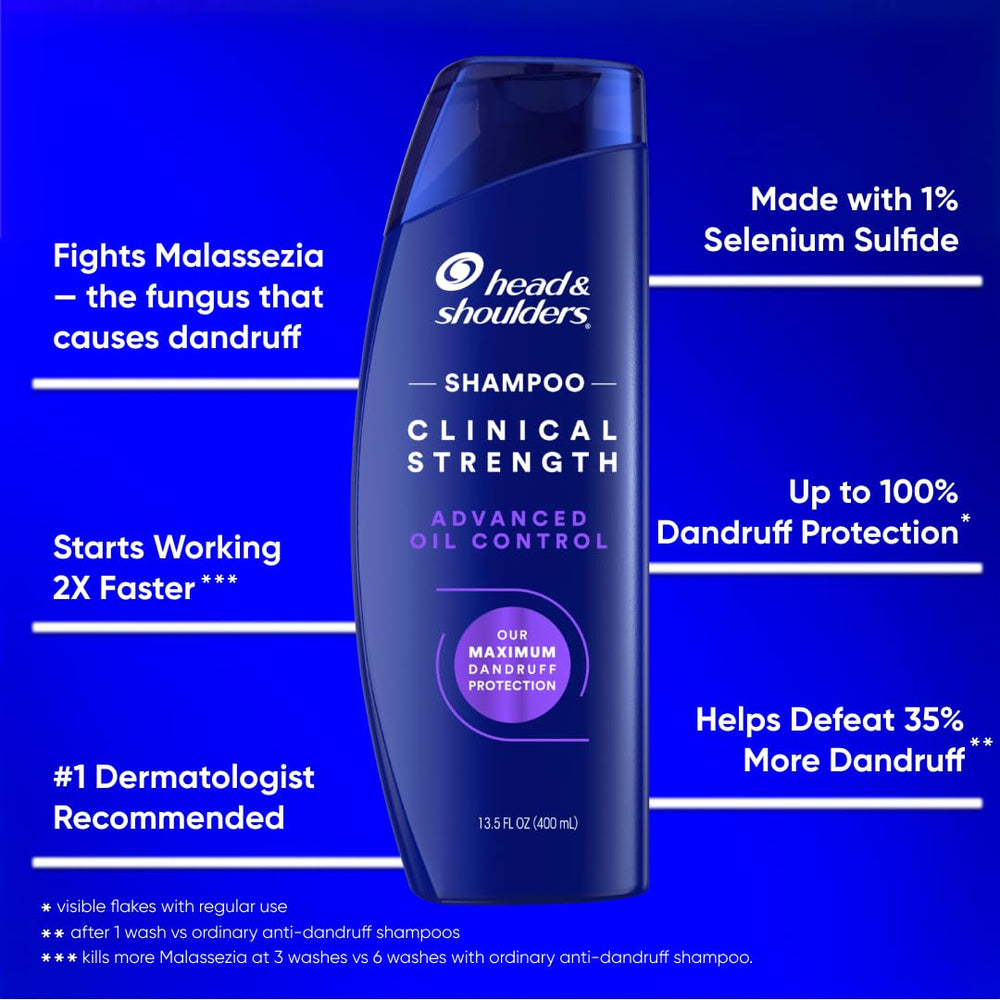 Head & Shoulders champú de fuerza clínica en la ducha diaria