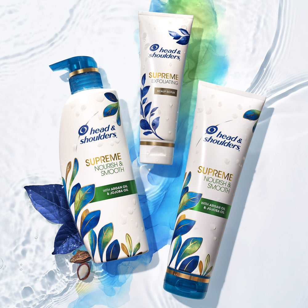 Head & Shoulders label detail showing ingredients and usage instructions