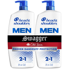 Head & Shoulders Swagger 2-in-1 bottle pour promotes easy dandruff protection in the shower