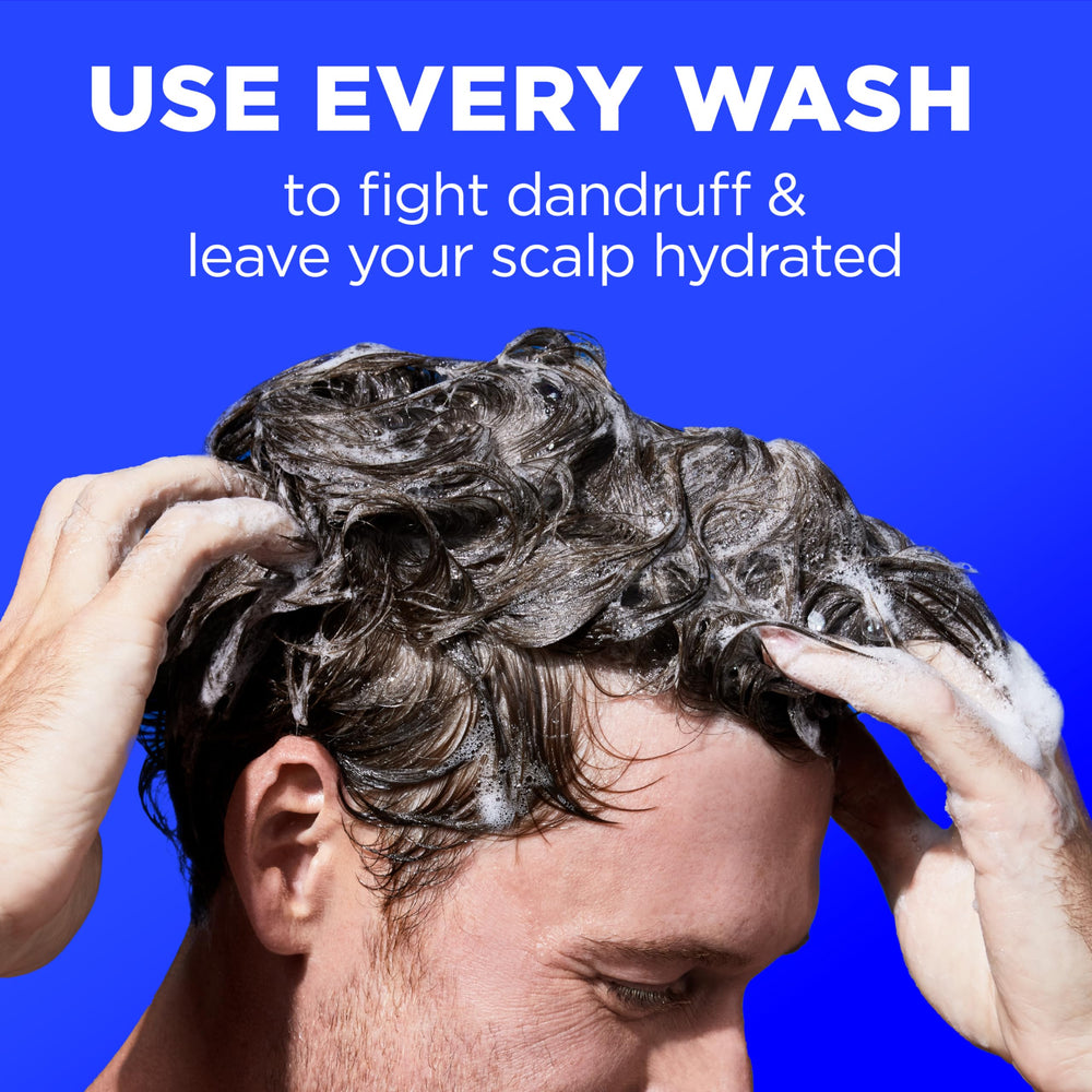 Head & Shoulders Swagger bottle in shower setting suggests daily cleansing ritual