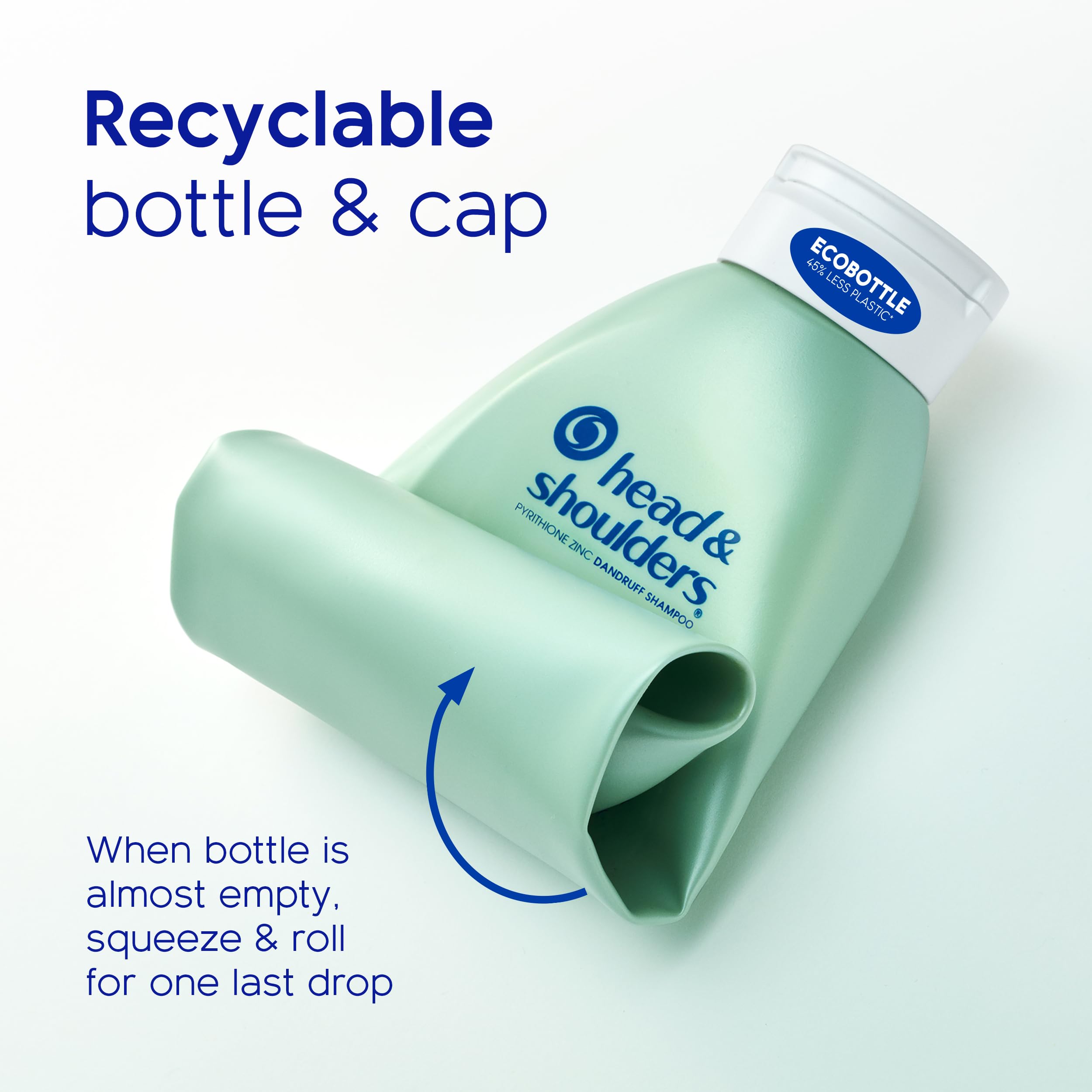 Envase reciclable ECOBOTTLE de Head & Shoulders BARE.