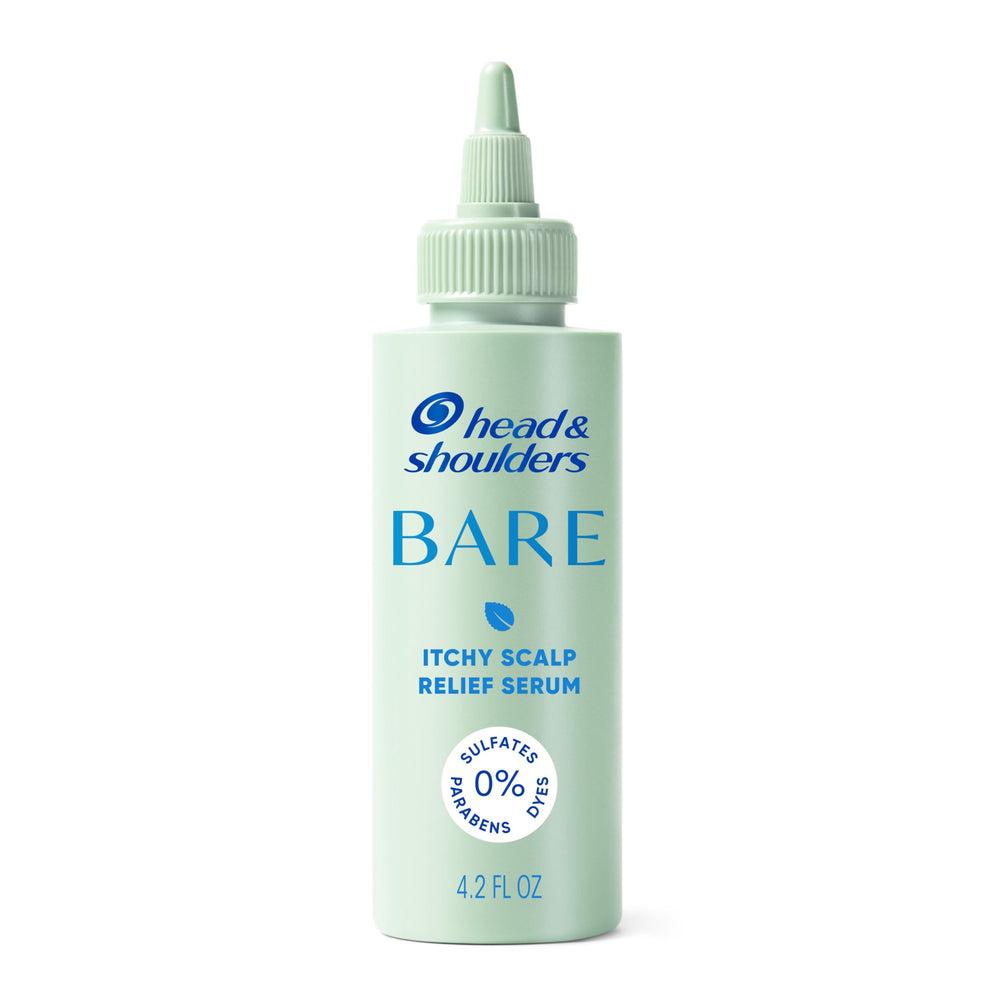 Head & Shoulders Bare Serum ofrece enfriamiento inmediato para el cuero cabelludo.
