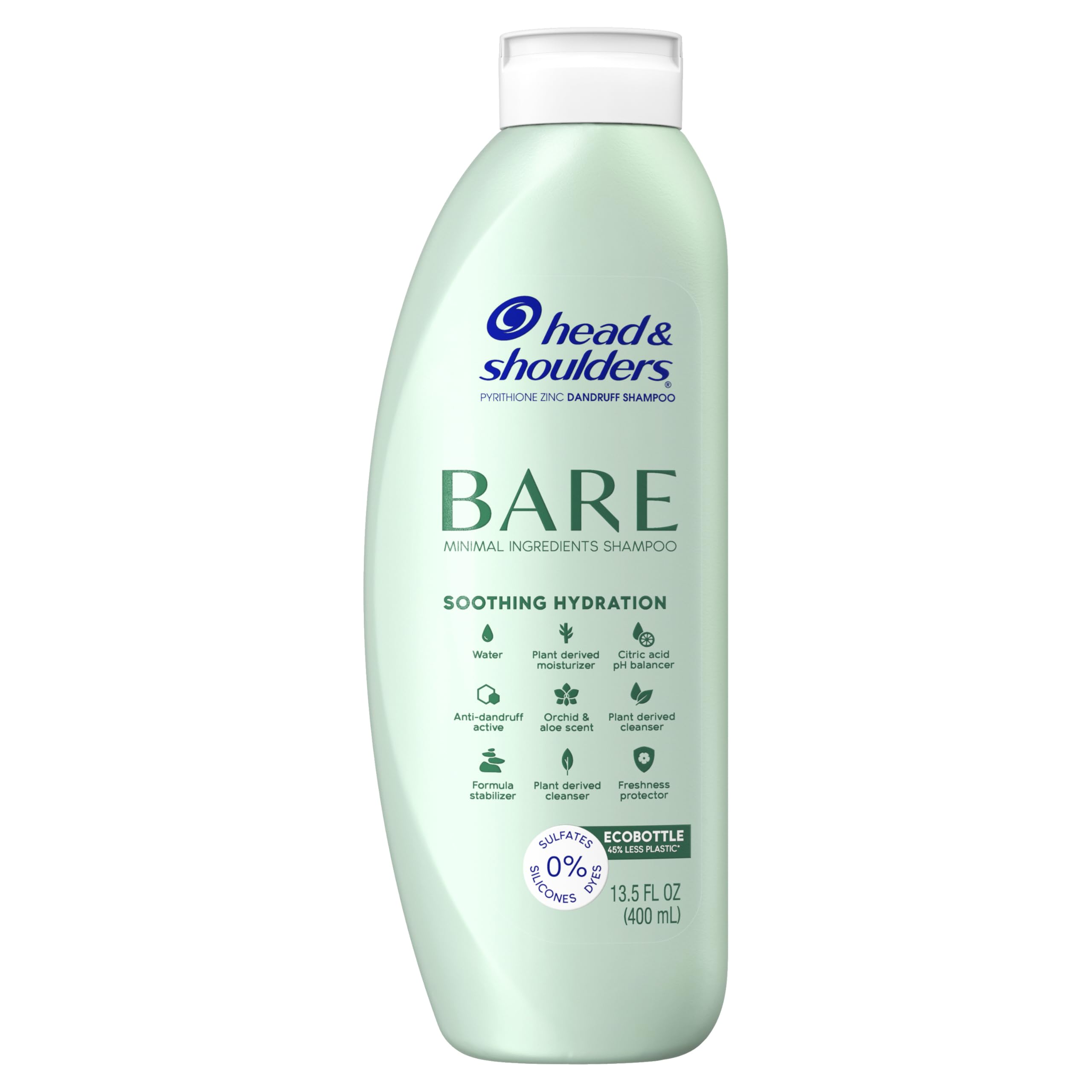 Uso diario cómodo de Head & Shoulders BARE para cuero cabelludo.