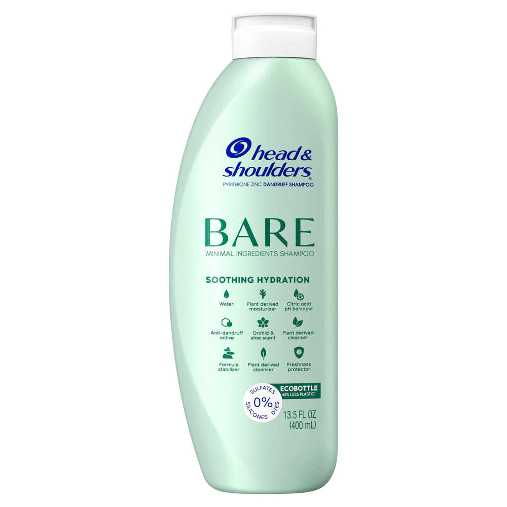 Uso diario cómodo de Head & Shoulders BARE para cuero cabelludo.