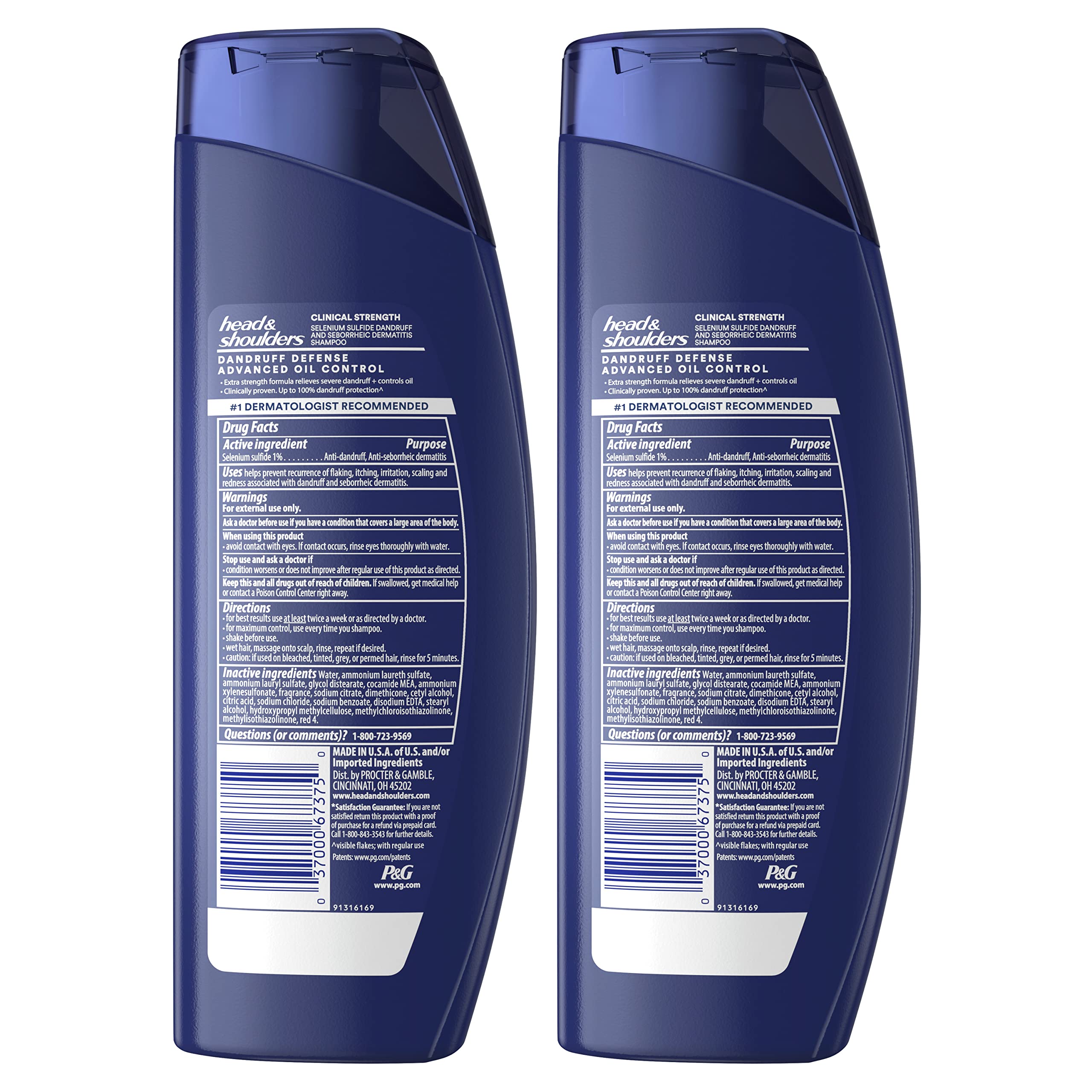 Head & Shoulders cabello-sin-grasa: cabello más limpio con menos grasa