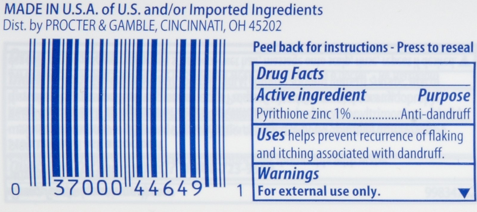 Head & Shoulders Classic Clean travel-size box, easy to pack for daily use.