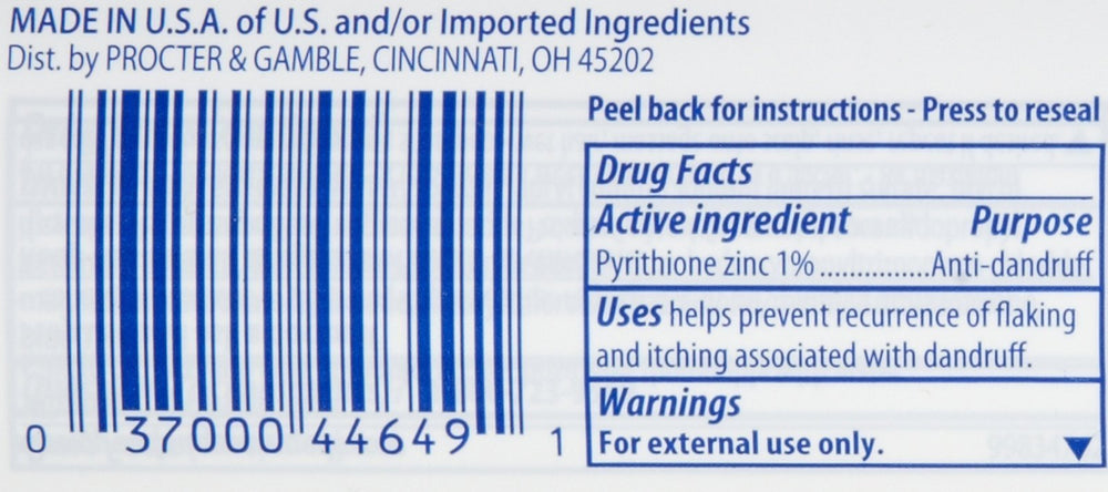 Head & Shoulders Classic Clean travel-size box, easy to pack for daily use.