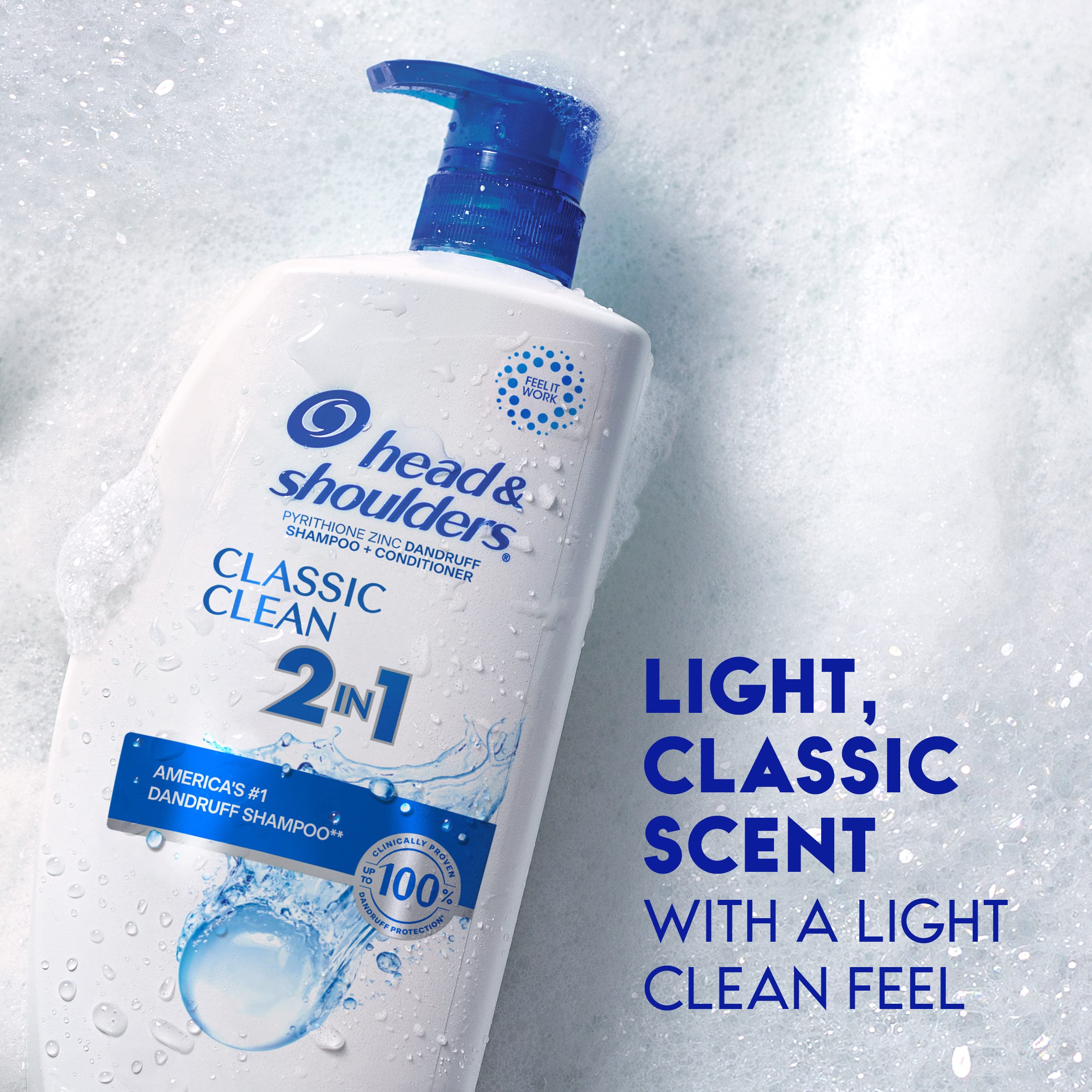 Head & Shoulders color-safe formula preserving color while cleansing hair.