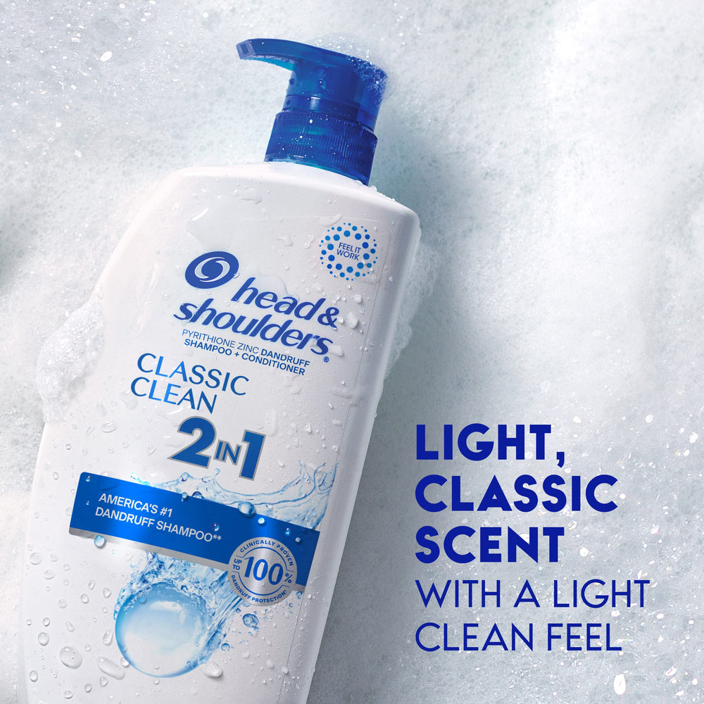 Head & Shoulders color-safe formula preserving color while cleansing hair.