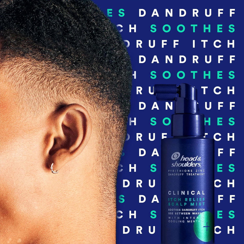 Head & Shoulders Itch Relief between-washes use shown for quick relief.