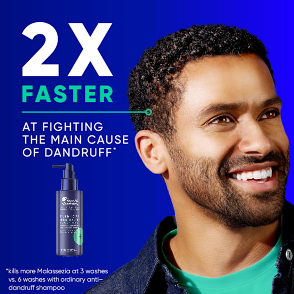 Head & Shoulders Itch Relief spray helps manage dryness and itch.