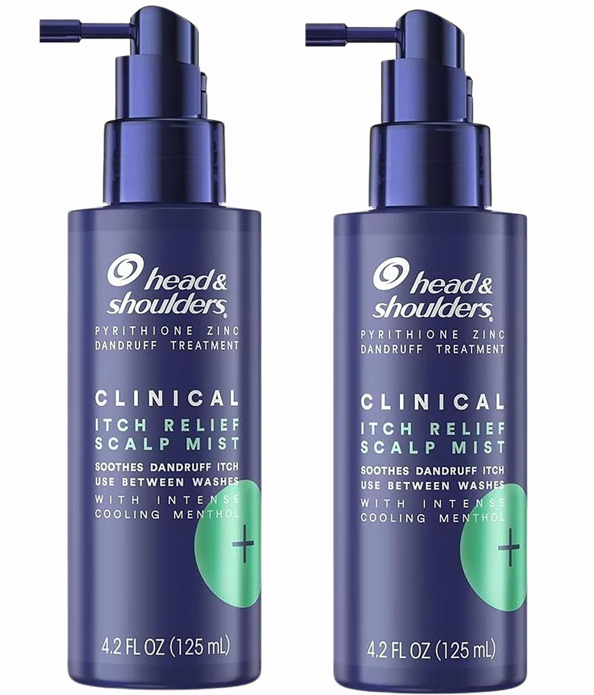 Head & Shoulders Itch Relief Scalp Mist bottle close-up for quick scalp comfort.