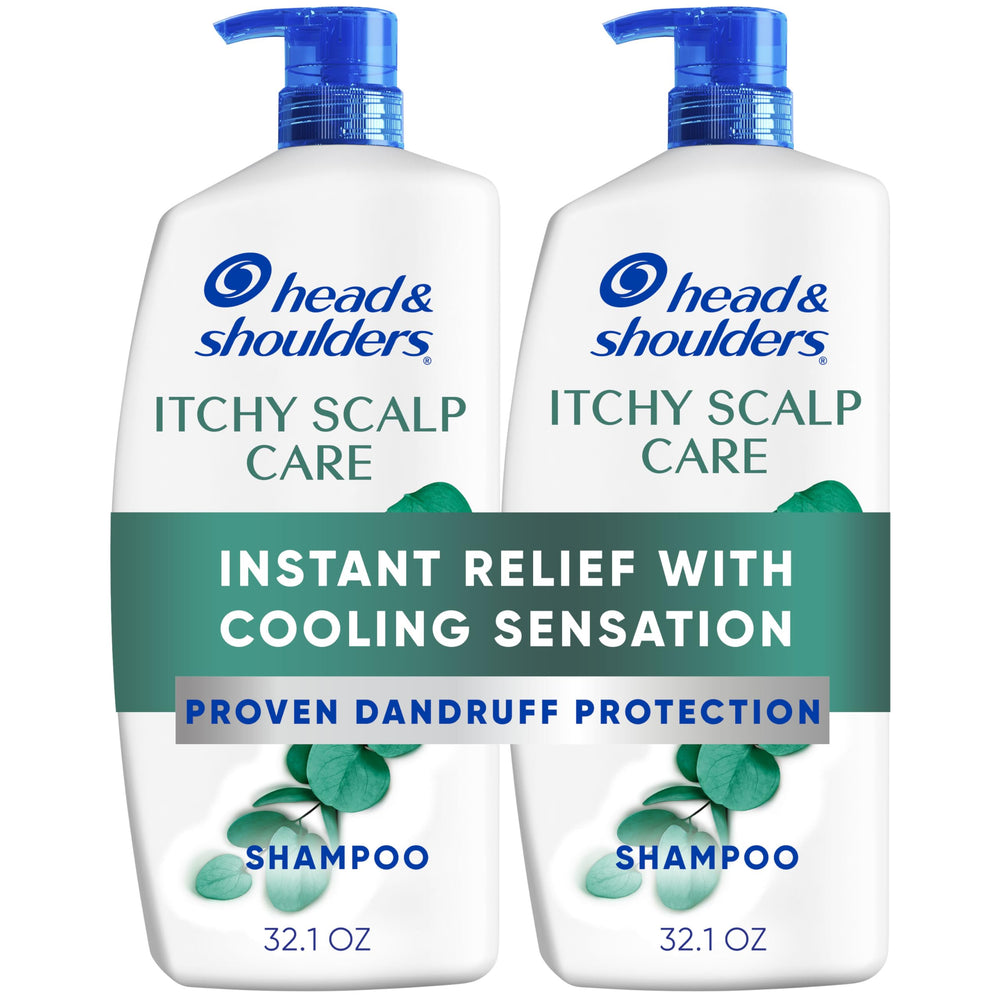 Head & Shoulders itchy scalp care shampoo bottle with eucalyptus for refreshing scalp comfort