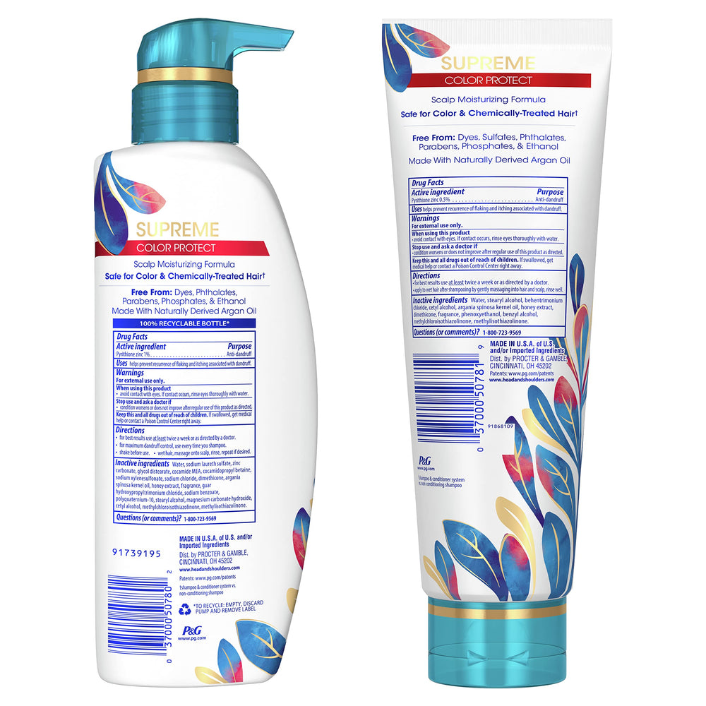 Head & Shoulders, pH equilibrado para cuidado diario del cabello y cuero cabelludo.