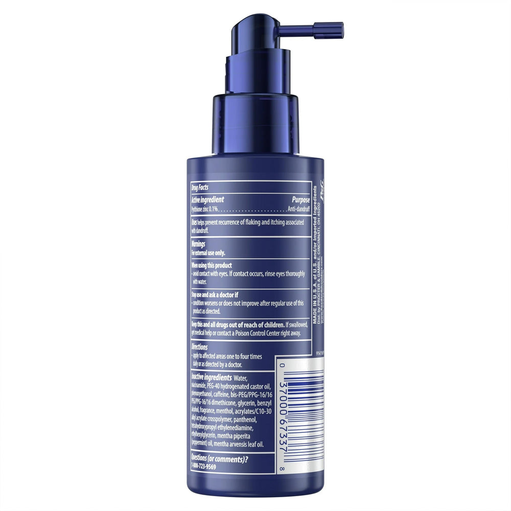 Head & Shoulders Pyrithione Zinc ingredient label signaling dandruff-supporting ingredients.