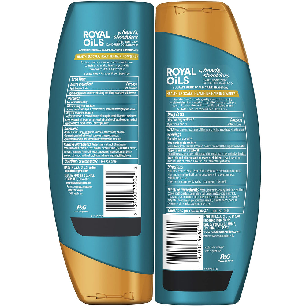 Head & Shoulders Royal Oils cabello suave y brillo tras uso