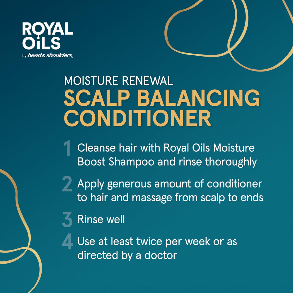 Applying Head & Shoulders conditioner to curly hair for softer, well-managed coils.