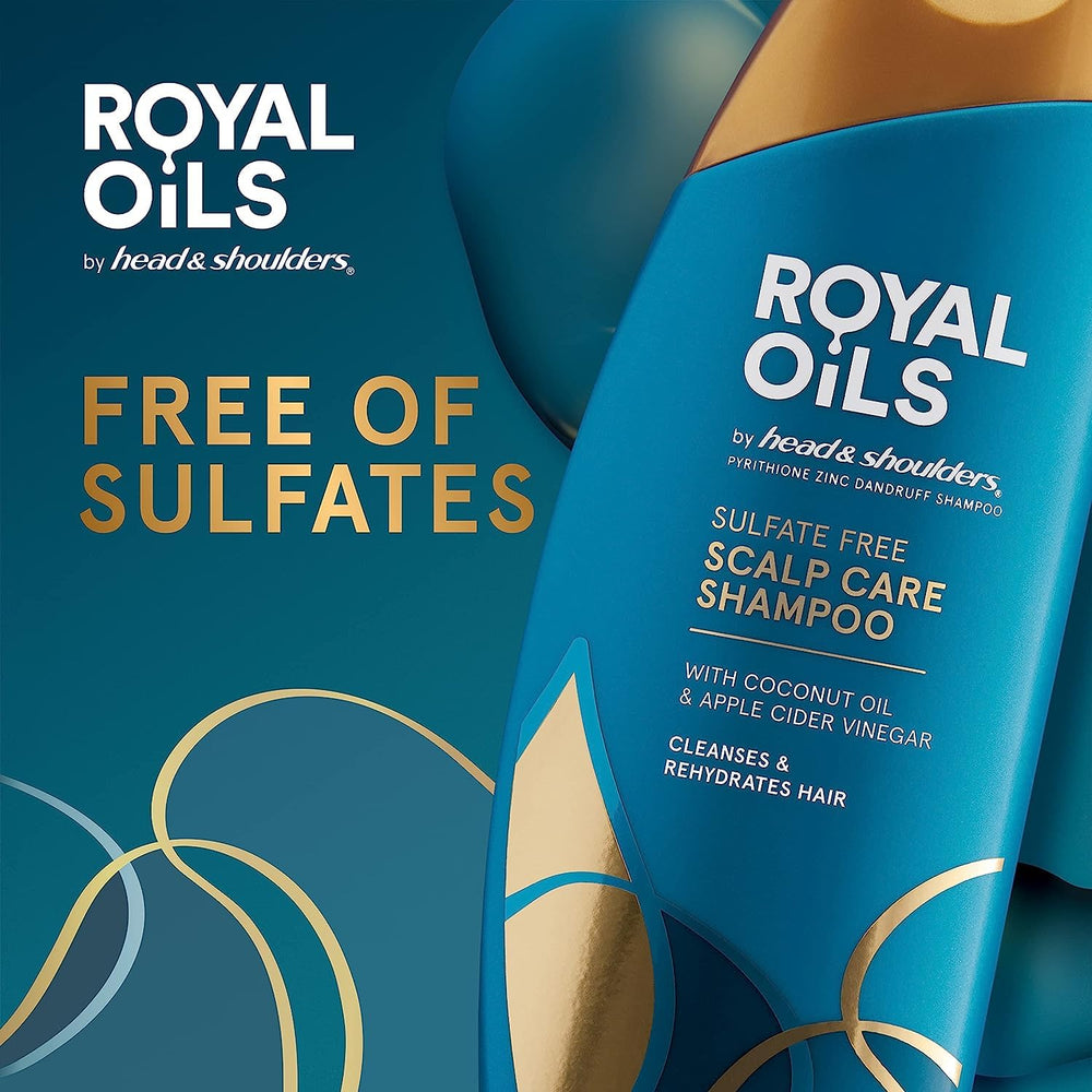 Curly hair transformation with Head & Shoulders Royal Oils, smoother coils show after use.