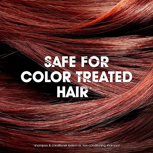 Pouring shampoo from Head & Shoulders bottle to palm for easy use.