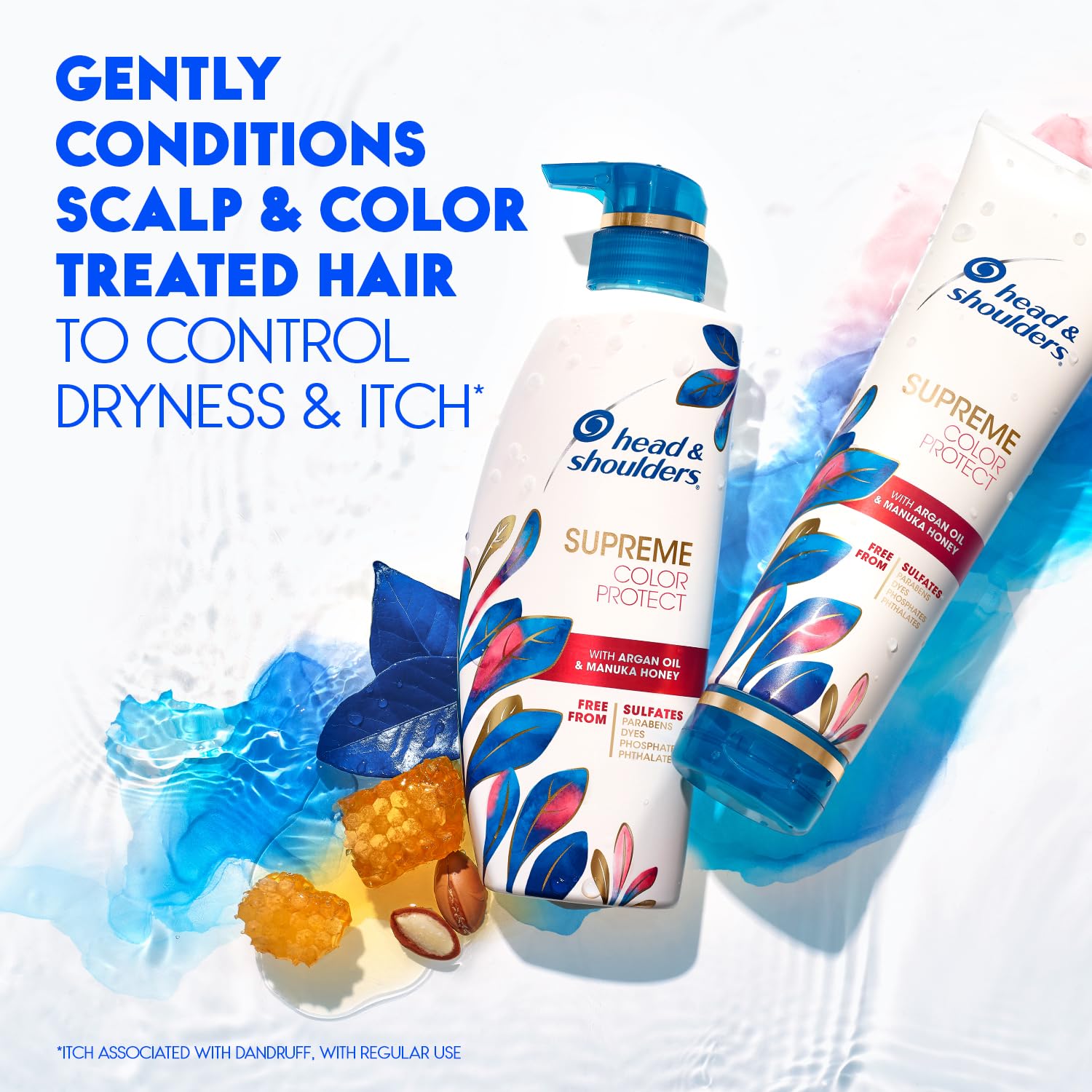 Etiqueta libre de sulfatos y parabenos con Head & Shoulders Supreme.