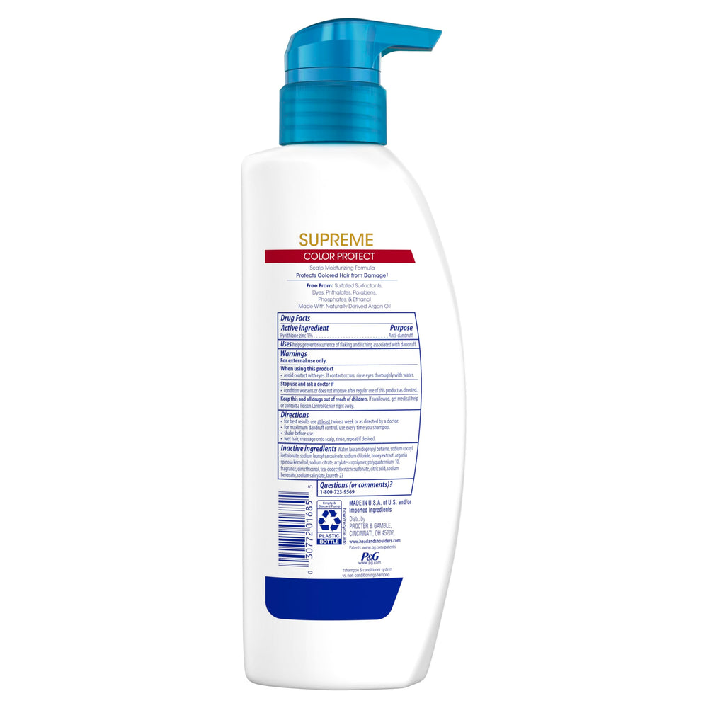 Head & Shoulders Supreme Fórmula pH balanceada para uso diario.