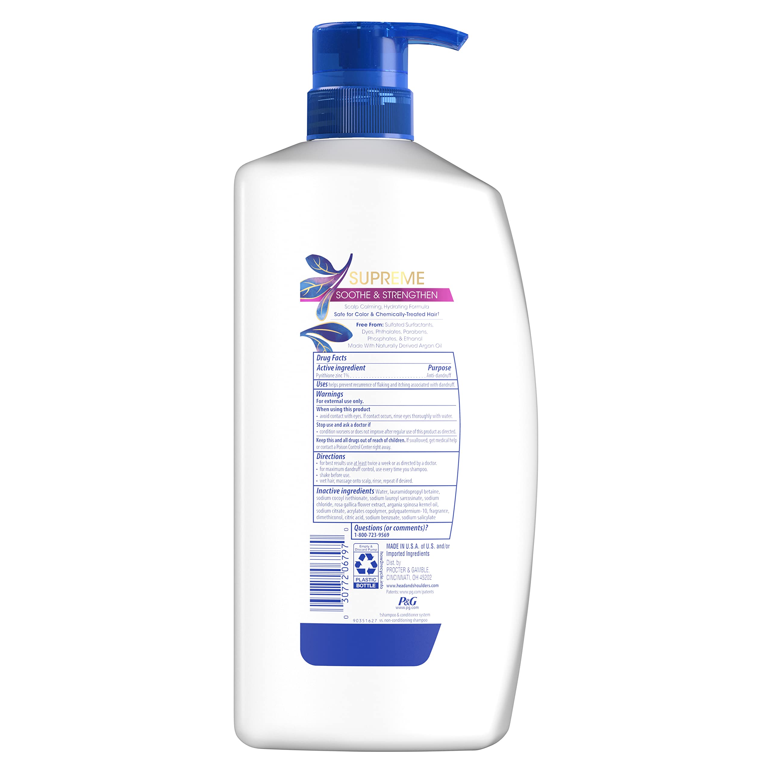 Head & Shoulders Supreme healthy hair glow after use suggests improved scalp health