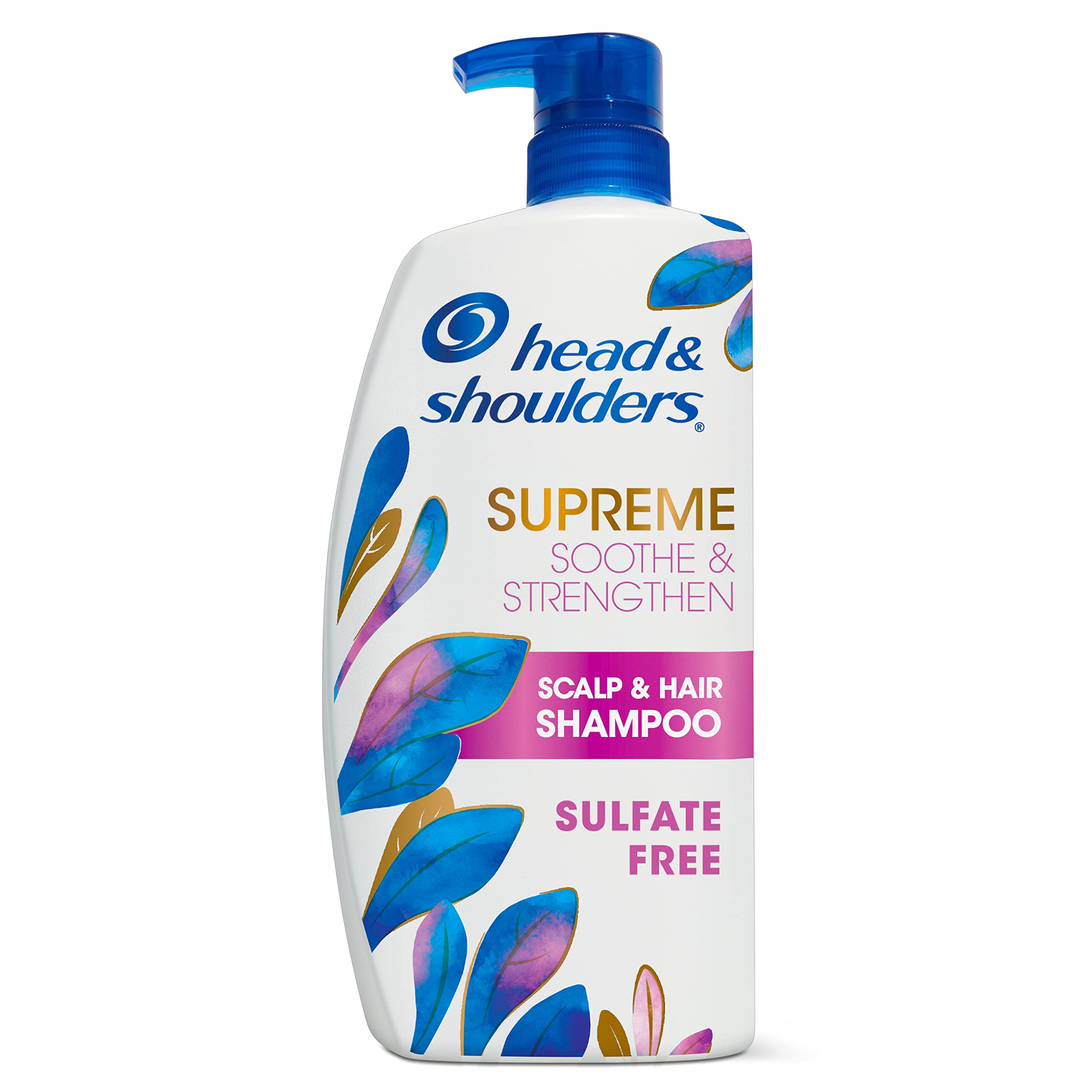 Head & Shoulders Supreme rose essence bottle pour shows soothing anti-dandruff care