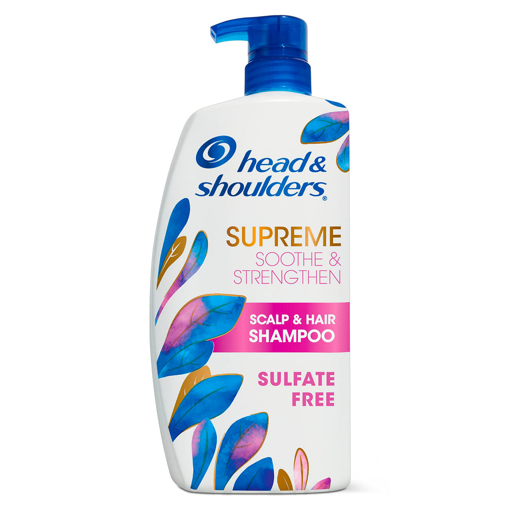 Head & Shoulders Supreme rose essence bottle pour shows soothing anti-dandruff care